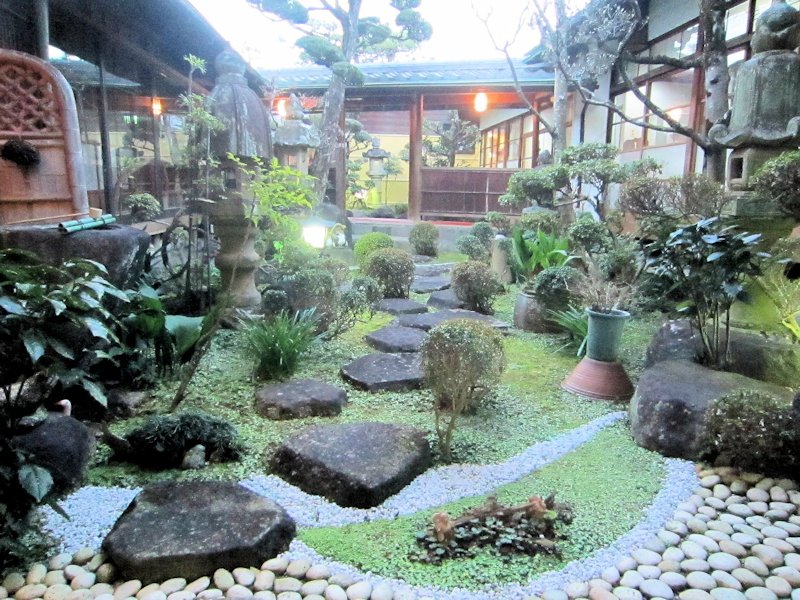 Courtyard of Ryokan Taishoro