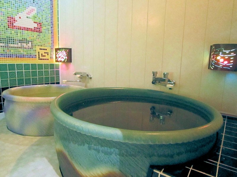 信楽焼の陶器風呂
