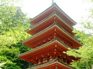 長谷寺の五重塔