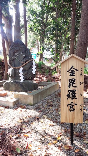 三輪神社の金毘羅