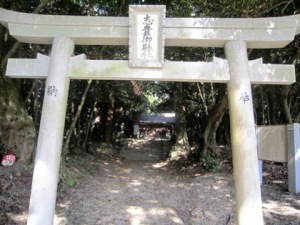 磯城瑞籬宮跡の鳥居